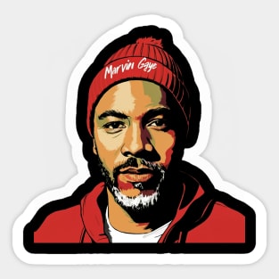 Marvin Gaye // 90s Style Sticker